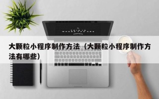 克孜勒苏柯尔克孜大颗粒小程序制作方法（大颗粒小程序制作方法有哪些）